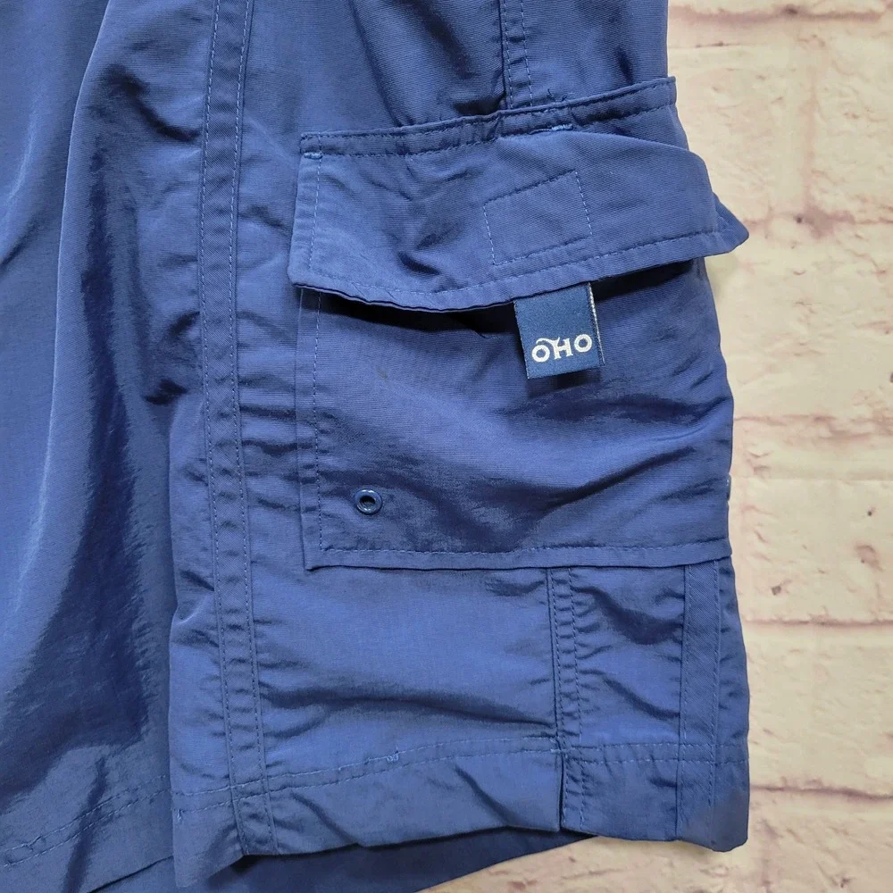 Old Harbor Outfitters OHO Cargo Shorts Men XXL Fishing Gorpcore Utility *READ